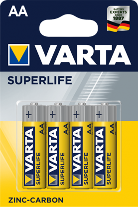 Immagine di VARTA SUPERLIFE HEAVY DUTY 4PZ STILO AA