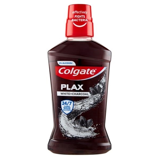 Immagine di COLGATE COLL. 500ML PLAX BIANCO + CARBONE NERO