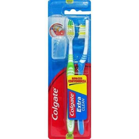 Immagine di COLGATE SPAZZ. 2PZ EXTRA CLEAN + COPRI