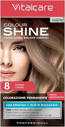 Immagine di VITALCARE CREMA COLORANTE SENZA AMMONIACA 8 BIONDO CHIARO