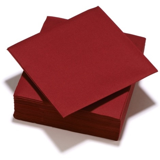 Immagine di LE NAPPAGE TOVAGLIOLO 33X33 50PZ BORDEAUX