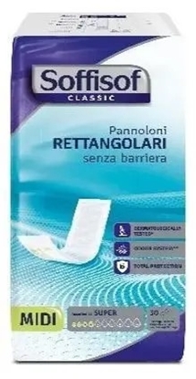 Immagine di SOFFISOF CLASSIC PANNOLONE RETTANGOLARE 30PZ SENZA BARRIERA