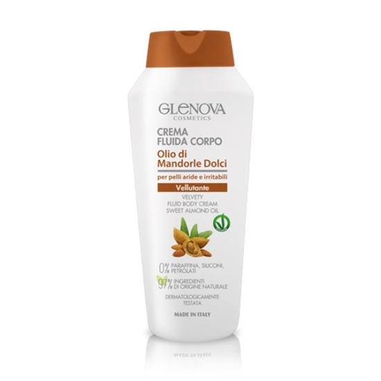 Immagine di GLENOVA CREMA FLUIDA CORPO 300ML VELLUTANTE OLIO DI MANDORLE