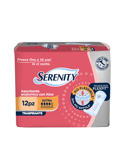 Immagine di SERENITY ASS. ANATOMICO 12PZ EXTRA ALOE