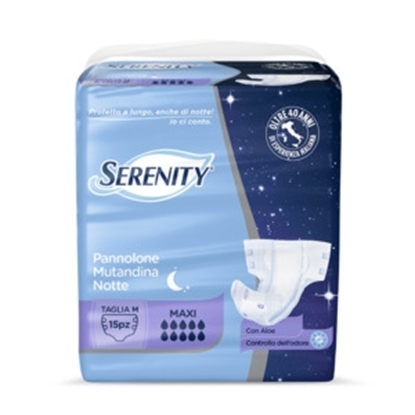 Immagine di SERENITY PANNOLONE MUTANDINA 15PZ MAXI NOTTE M