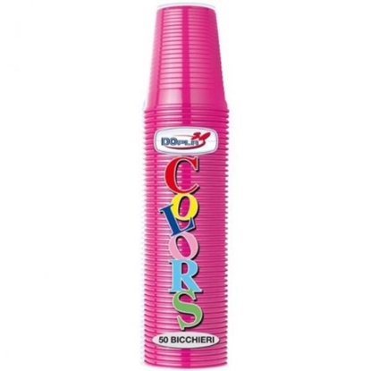 Immagine di DOPLA BICCH. 200CC 50PZ FUCSIA